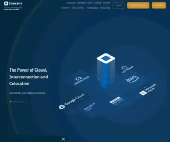 Coresite.com(CoreSite provides the foundation for your hybrid IT infrastructure with high) Screenshot
