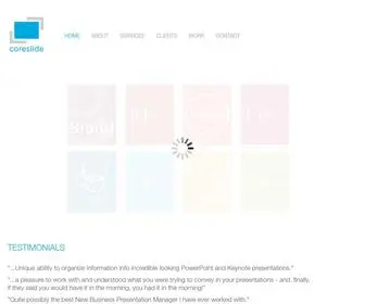 Coreslide.com(Presentation Design) Screenshot