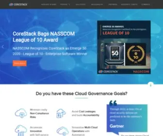 Corestack.io(Multi-Cloud Governance Platform) Screenshot