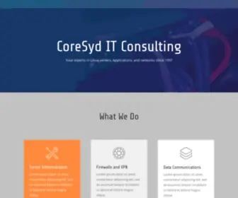 Coresyd.com(Coresyd IT Consulting) Screenshot