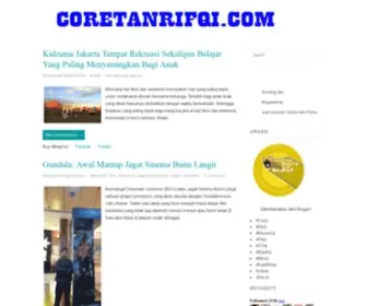 CoretanrifQi.com(Coretan Rifqi) Screenshot