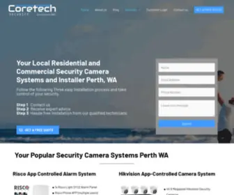 Coretechsecurity.com.au(Coretech Security Camera Installation Systems Perth) Screenshot