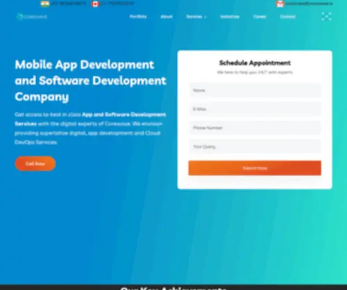 Corewave.io(Software Development Company) Screenshot