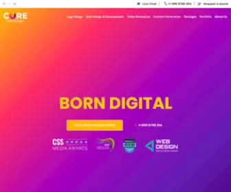 Corewavedesigns.com(New Branding Agency) Screenshot