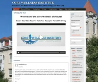 Corewellnessinstitute.com(Core Wellness Institute) Screenshot