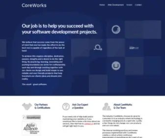 Coreworks.co(Principle driven development) Screenshot