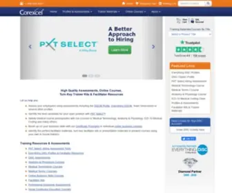 Corexcel.com(Medical Terminology) Screenshot