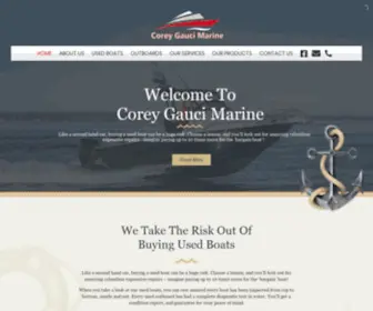 Coreygaucimarine.com.au(Corey Gauci Marine) Screenshot