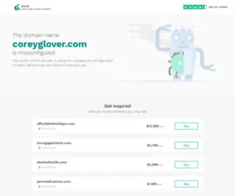 Coreyglover.com(Buy and Sell Domain Names) Screenshot