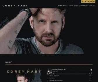 Coreyhart.com(Corey Hart) Screenshot