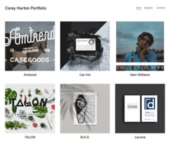 Coreyhartonportfolio.com(Corey Harton Portfolio) Screenshot