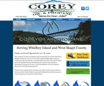 Coreyoilandpropane.com(Residential & Commercial Propane Services) Screenshot