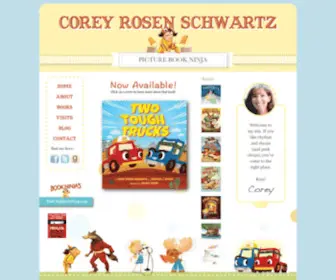 Coreyrosenschwartz.com(Author Corey Rosen Schwartz) Screenshot