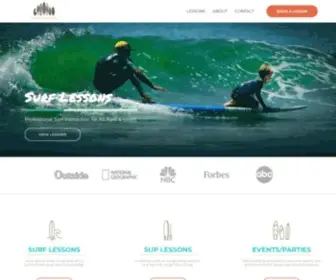 Coreyswave.com(Coreyswave Surf Lessons) Screenshot