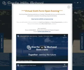 Corfehills.net(Corfe Hills School) Screenshot