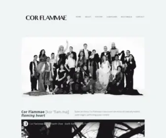 Corflammae.com(Cor Flammae) Screenshot