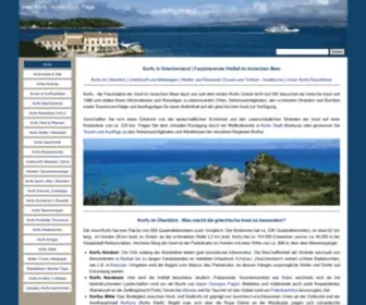 Corfu.de(Korfu Informationen und Insidertipps) Screenshot