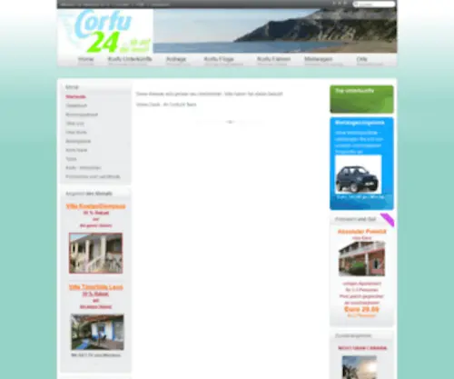 Corfu24.de(Corfu 24) Screenshot