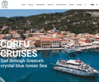 Corfucruises.com(Corfu Cruises) Screenshot