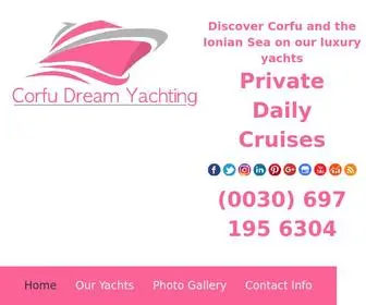 Corfudreamyachting.com(Corfu Dream Yachting) Screenshot