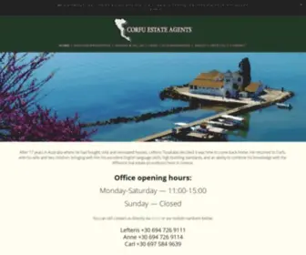 Corfuestateagents.com(Corfu Estate Agents) Screenshot