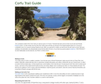 Corfutrailguide.com(The Corfu Trail) Screenshot