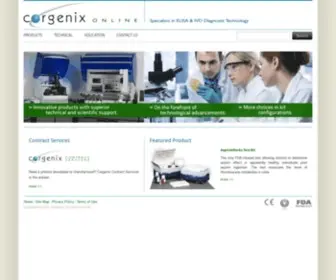 Corgenixonline.com(Corgenix Online) Screenshot