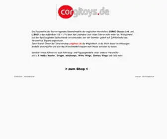 Corgitoys.de(Die Seiten für den CORGI) Screenshot