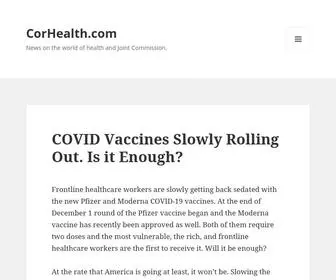 Corhealth.com(COR Health) Screenshot