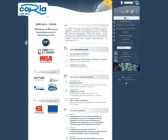 Coria.fr(Laboratoire CORIA) Screenshot