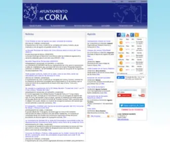 Coria.org(Ayuntamiento de Coria) Screenshot