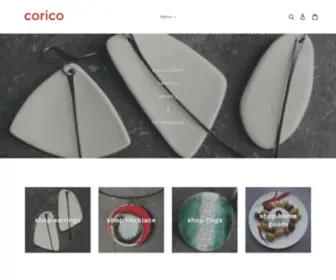 Corico.com(Corico Original Ceramic Creations) Screenshot