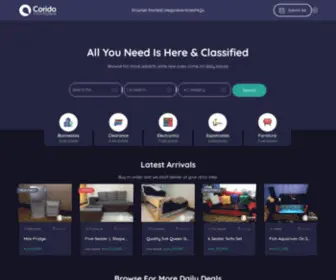 Corido.co.ke(Buy, Sell, Swap, Rent, Giveaway) Screenshot