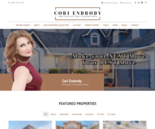 Coriendrody.com(Cori Endrody) Screenshot