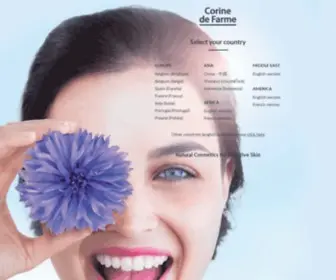 Corinedefarme.com(Natural Beauty Product) Screenshot