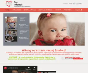 Corinfantis.org(O nas) Screenshot