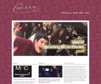 Corinnasings.com(Corinna Sowers) Screenshot