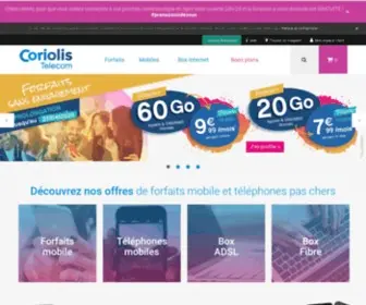 Coriolis.fr(Forfait mobile) Screenshot