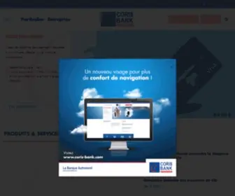 Coris-Bank.com(Coris Bank) Screenshot