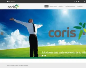 Corisdelecuador.com(CORIS) Screenshot