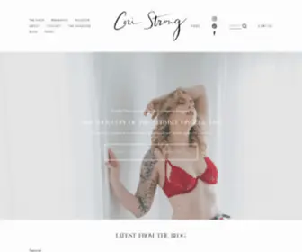 Coristrong.com(Cori Strong) Screenshot