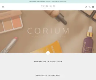 CoriumStores.com(Belleza y Salud) Screenshot