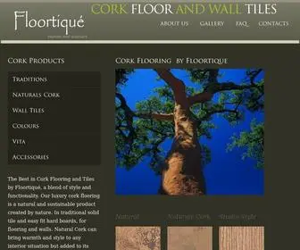 Cork-Floor-Tiles.co.uk(Cork Floor and Wall Tiles) Screenshot