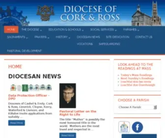 Corkandross.org(The Roman Catholic Diocese of Cork and Ross) Screenshot
