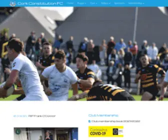 Corkcon.ie(Cork Constitution FC) Screenshot