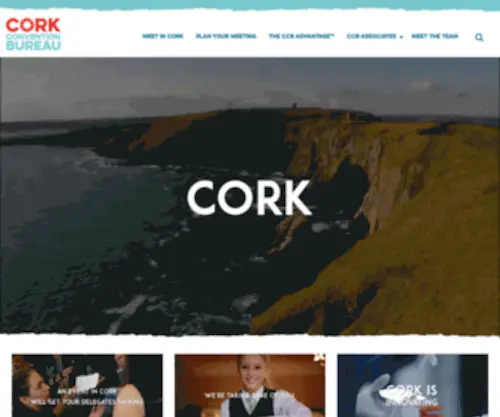 Corkconventionbureau.com(Cork Convention Bureau) Screenshot