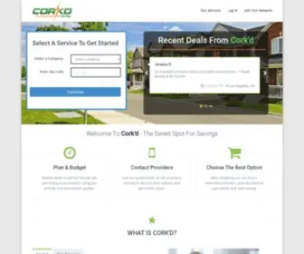 Corkd.com(The Sweet Spot For Savings) Screenshot