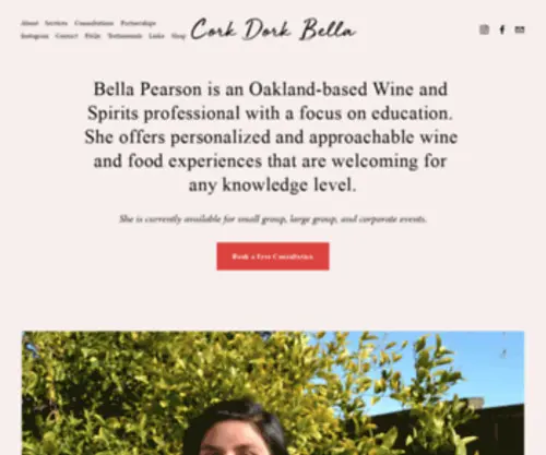 Corkdorkbella.com(Bella Pearson) Screenshot