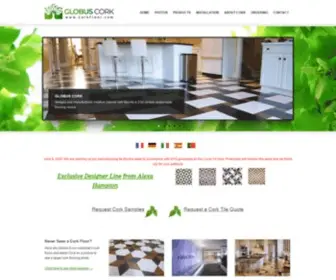 Corkfloor.com(Cork Flooring) Screenshot