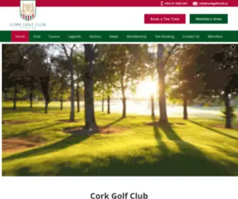 Corkgolfclub.ie(Cork Golf Club) Screenshot